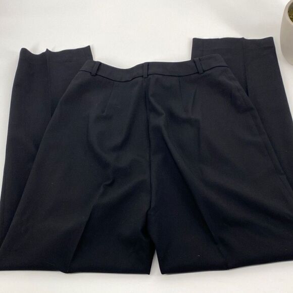 Ann Taylor Women's Wool Blend Tailored Fit Trouser Pants Plain Black Size 10 - Picture 3 of 9